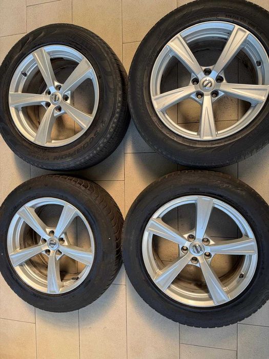 Set roti complet jante VOLVO XC90 + anvelope PIRELLI 235/60 R18 M+S