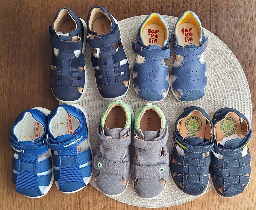 Сандали - чисто нови - Biomecanics, Superfit, Garvalin - н. 24