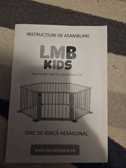 Tarc de joaca hexagonal