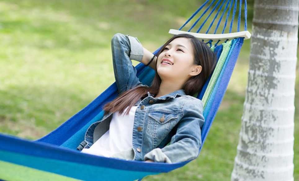 Hamac Verde-Albastru, Din Bumbac, 2 Carabine incluse, max 200kg