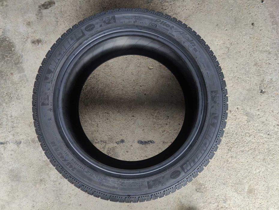 4 Нови зимни гуми 245/45R18 Michelin Pilot Alpin PA4 MO (*) XL 100V M+S 3PMFS с борд