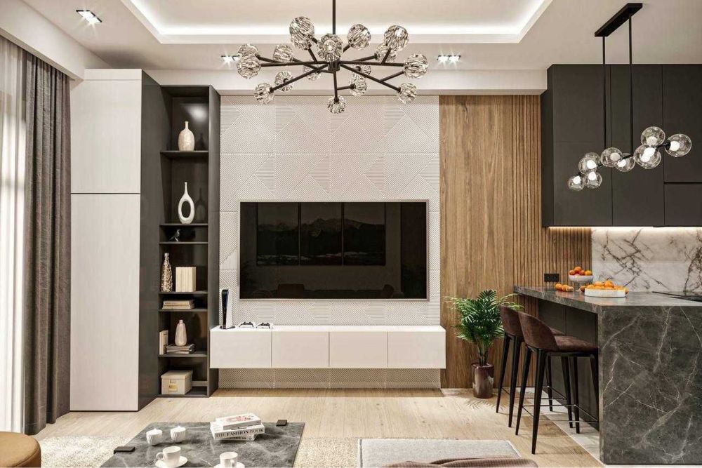 Tashkent city Boulevard! 2ка 76м2 с видом на фонтан и Авторский ремонт