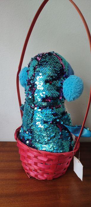 coșuleț și pinguin/ cadou de Paște pentru copii