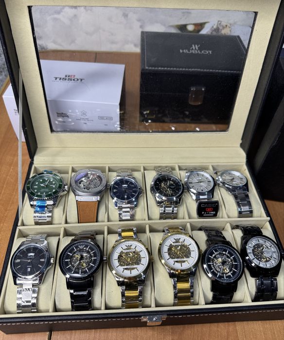 Часы мужские Tissot / Rolex / Emporio armani / Casio / Hublot