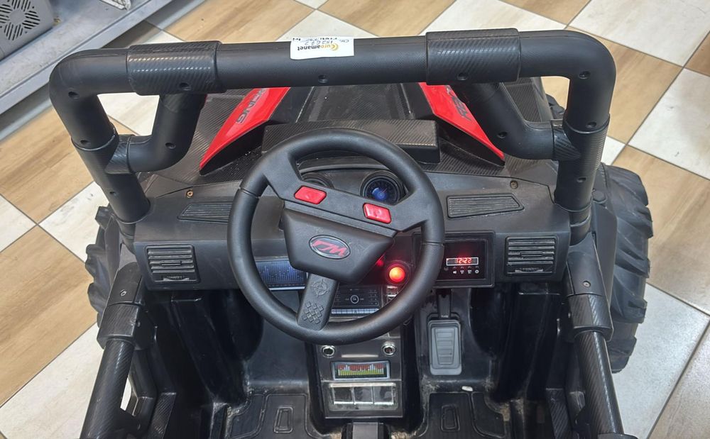 Masinuta electrica cu roti din cauciuc 12V Nichiduta UTV Pro Red -A-