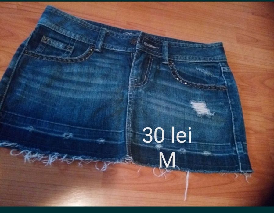 Fusta dama blugi mini