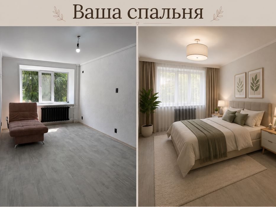 2 -х комнатная квартира с современным ремонтом