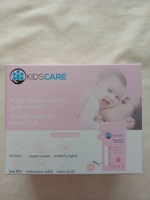 Pungi stocare lapte matern