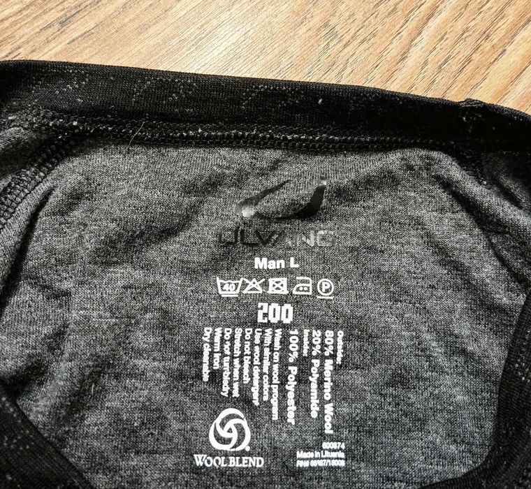 ULVANG Мъжка фланелка от мериносова вълна размер L