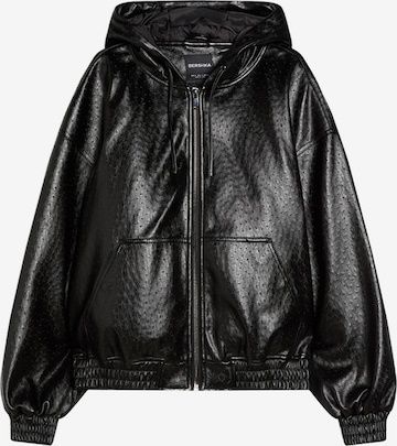 Кожаная куртка bershka