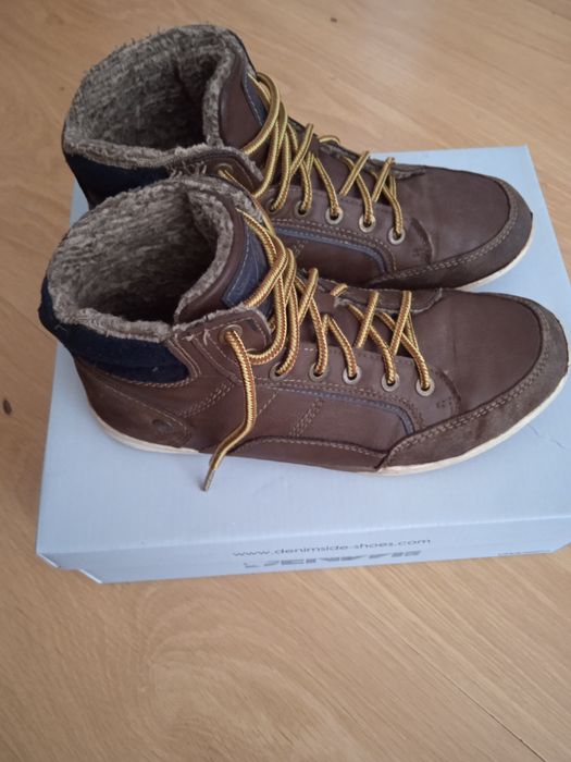 Утепленные ботинки для мальчика размер 36