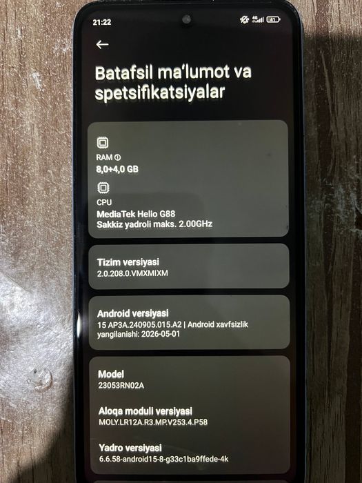 Redmi 12.256/8+4