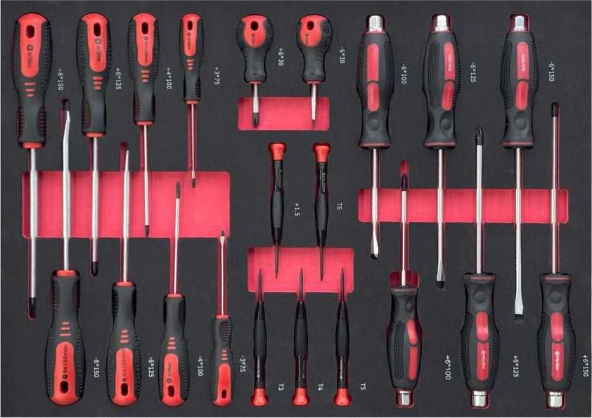 Шкаф (количка) оборудвана с 258 бр. инструменти