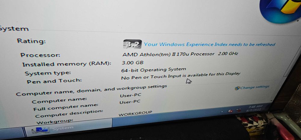 unitate pc amd athlon 2 170u