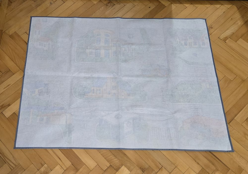 Covoras de joaca pentru masinute Speed Track, 90x120 cm - impecabil