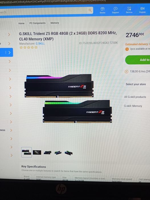 G.SKILL Trident Z5 RGB DDR5 24GB