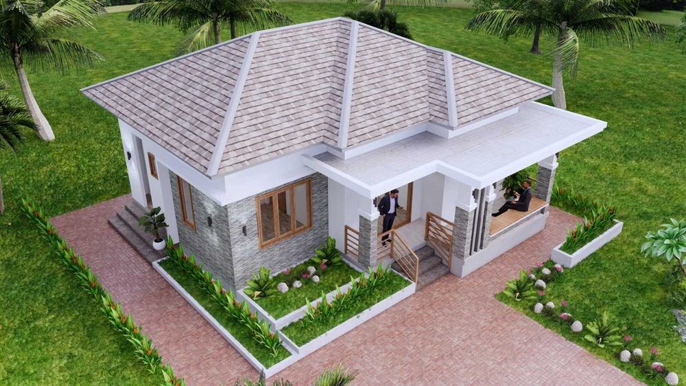 НА ИЗПЛАЩАНЕ - Луксозна сглобяема къща с 3 спални, 81 кв. м