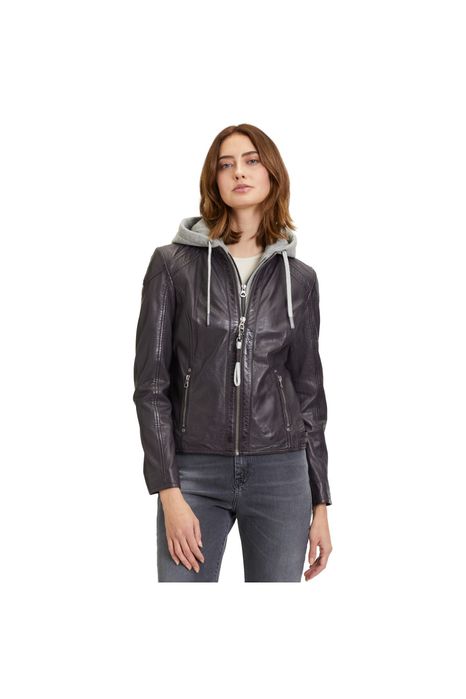 Geaca de Piele Dama Mauritius Mov Inchis GWAlice