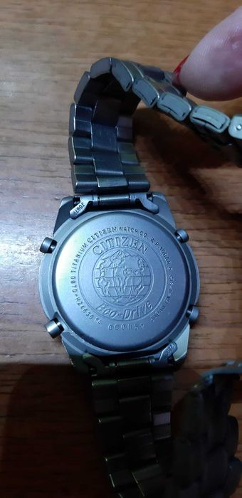 Citizen Eco-Drive Titanium WR100 safir si Tokio QUARTZ defecte