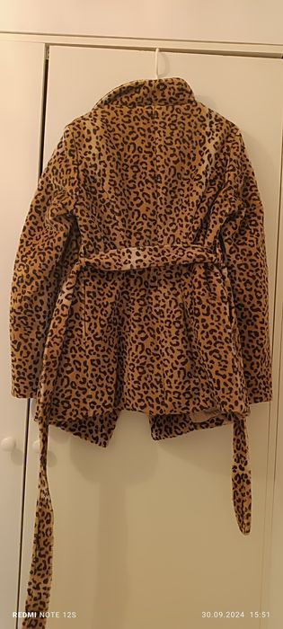 Palton/jacheta geaca leopard animal print masura S 34-36