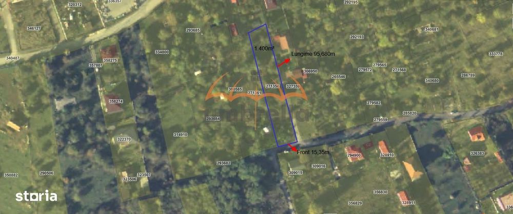 Teren intravila 2.700m² str. Breaza Cluj Napoca