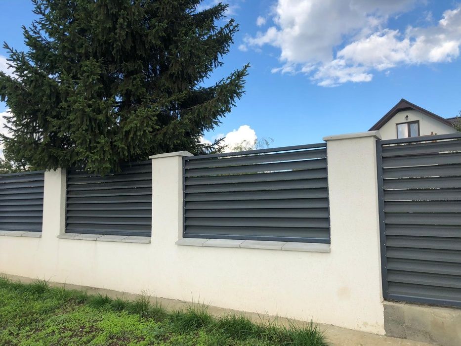 Producator Gard Luvru PLUS, lamele gard culoare mat 3D