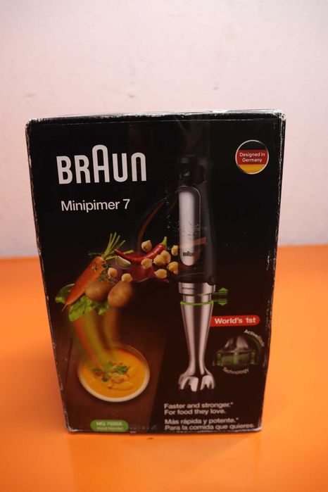 Braun MultiQuick 7 MQ 7000X пасатор, черен/стомана