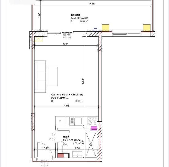 Studio Sea On cu vedere la mare de vanzare TVA inclus