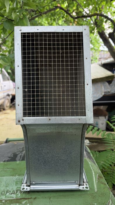 Cot rectangular ventilatie/aerisire HVAC galvanizat.