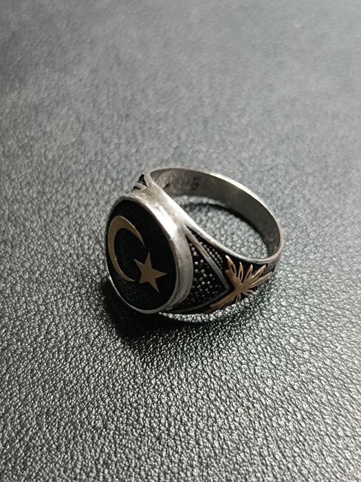 Мужское кольцо серебро | Kumush uzuk 925