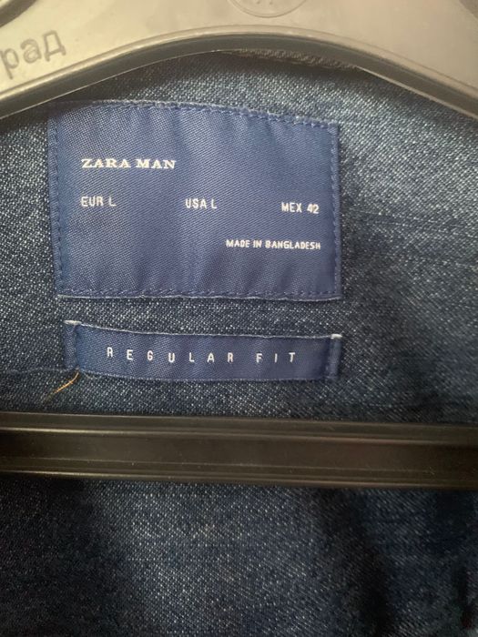 Мъжка дънкова риза Zara размер L