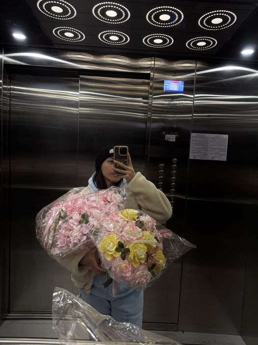 Именной мыльные цветы