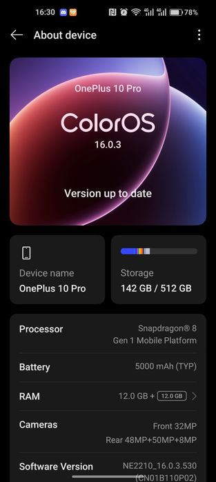 OnePlus 10 Pro White