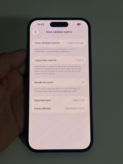 Iphone 16  128gb 100% , nou , garantie activa , cutie