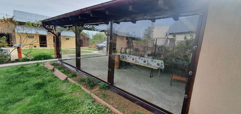 Folie terase si foisoare, folii terasa transparenta