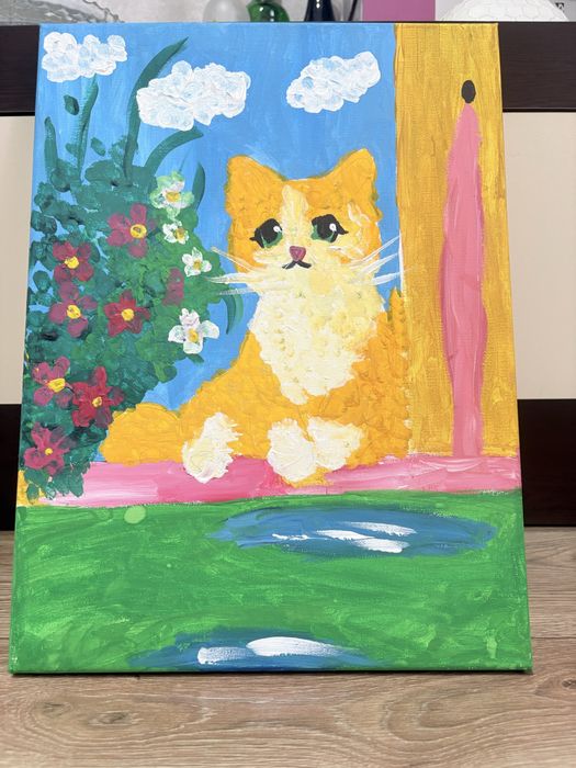 «Рыжий кот» картина