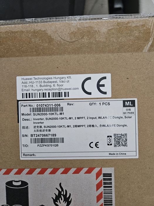 Invertor Huawei 10KTL-M1