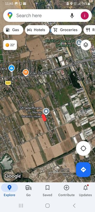 De vanzare teren 2700 m² Clinceni Ilfov Olteni, Aproape de centura Bucuresti  si pasaj Domnesti, este situat in zona mixta, locuinte sau industrie