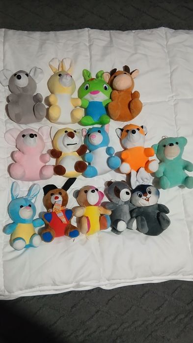 Игрушки  мягкие  по 500