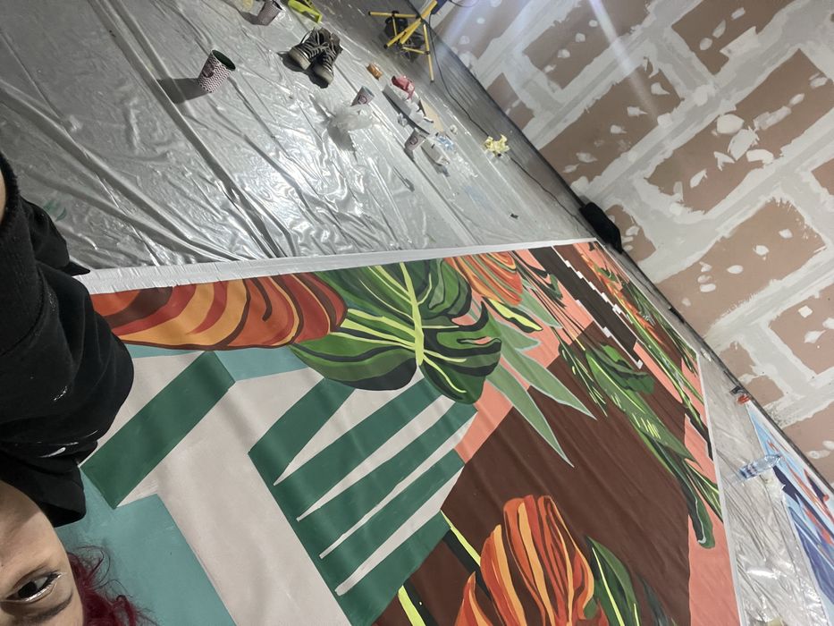 Pictura panza/perete