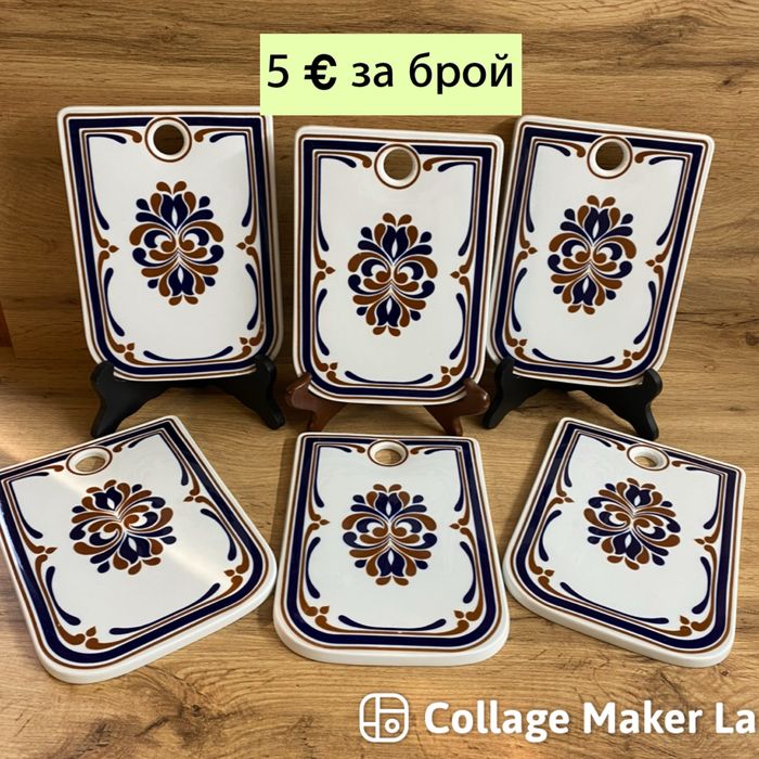 Порцеланови дъски и лъжици