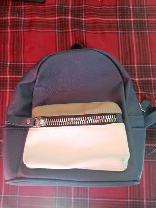 Нова синя дамска раница