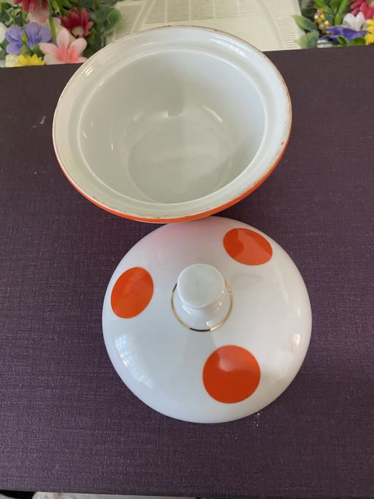 Сахарница. Полонский фарфор.