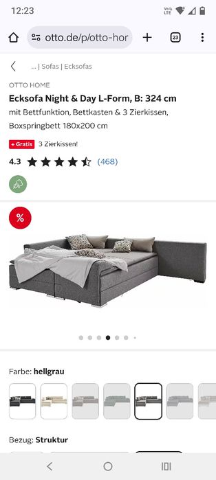 Colțar cu funcție de pat cu lada de depozitare