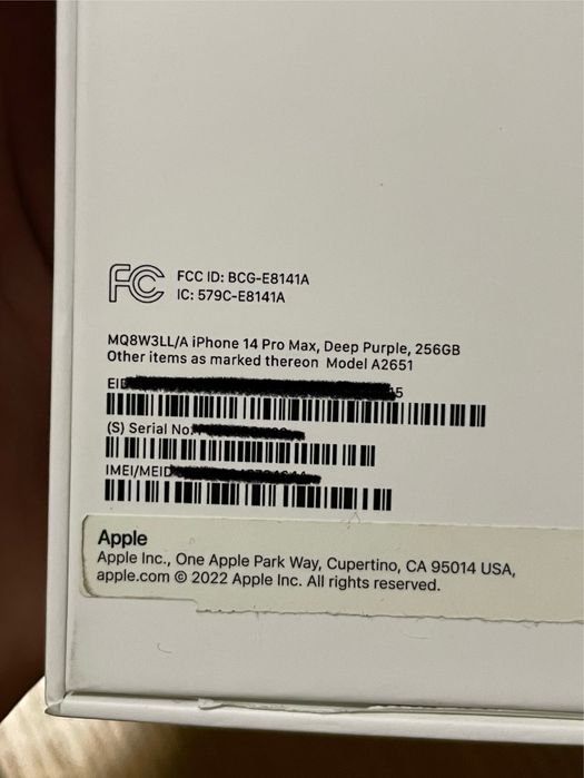 iPhone 14 Pro Max, 256GB (E-SIM)