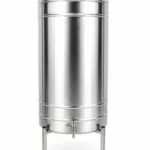 Butoi INOX 150 L cu capac clamp si garnitura, cadou robinet din INOX NOU Garantie Livrare rapida