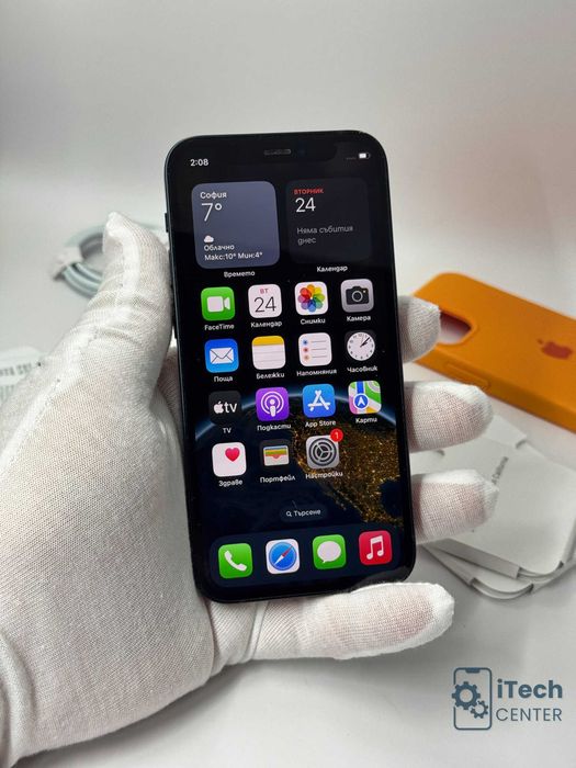 iPhone 12 mini 128GB Black | 100% батерия, КАТО НОВ,  1г. ГАРАНЦИЯ!