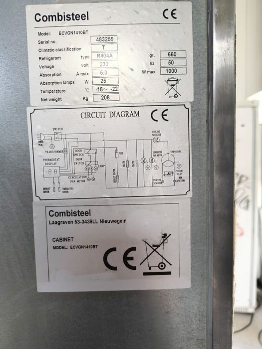 Хладилен шкаф -- 18 -- 22 градуса; 2021 година
