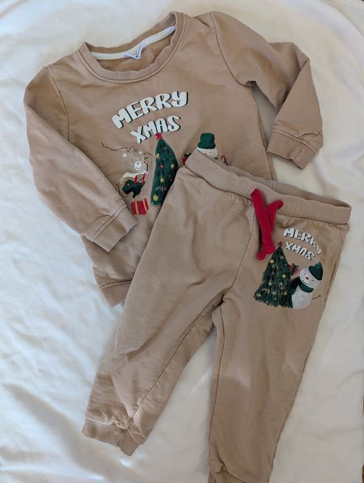 Бебешки Коледни комплекти - 80/86