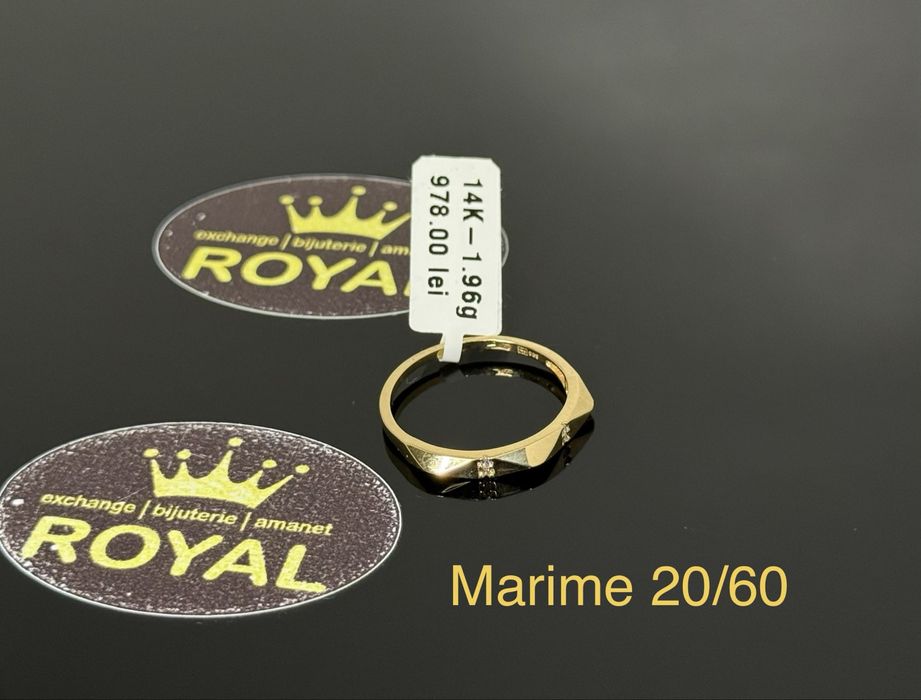 Bijuteria ROYAL : Inel AUR 14K NOU / 1.96 GR